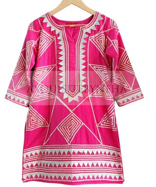 Hot Pink GotaWork set with Sharara