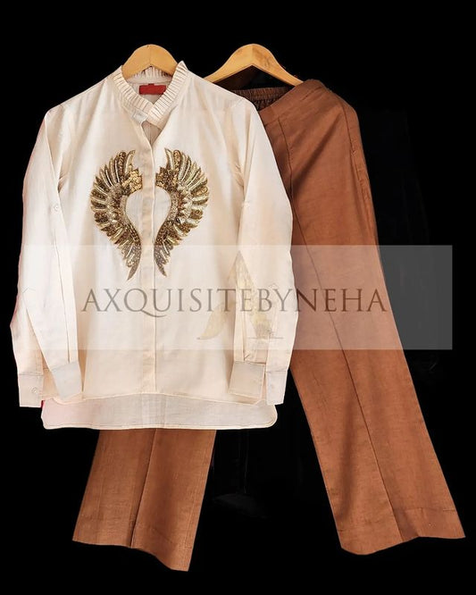 Cream & Coffee coordset