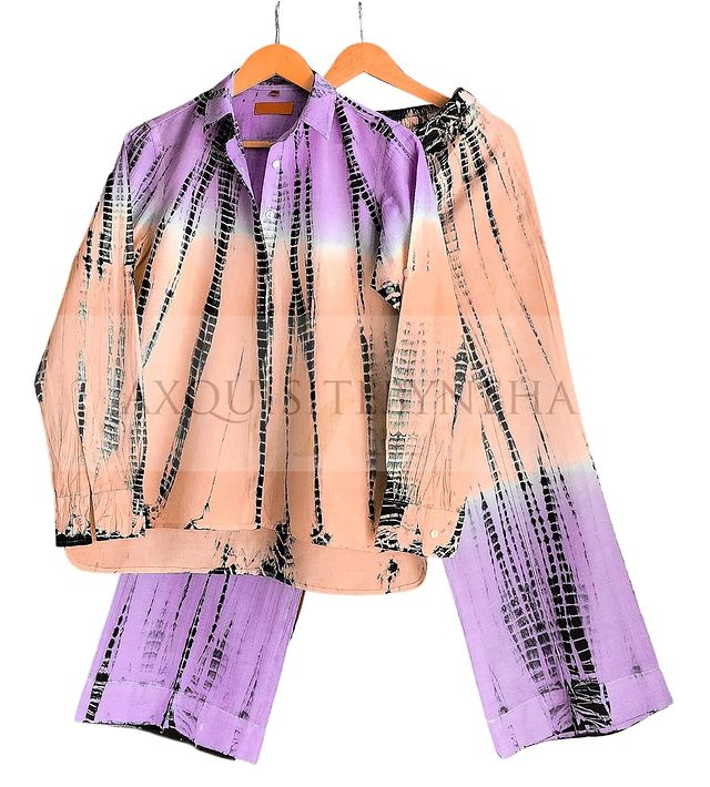 Lilac & Peach Tie&Dye set