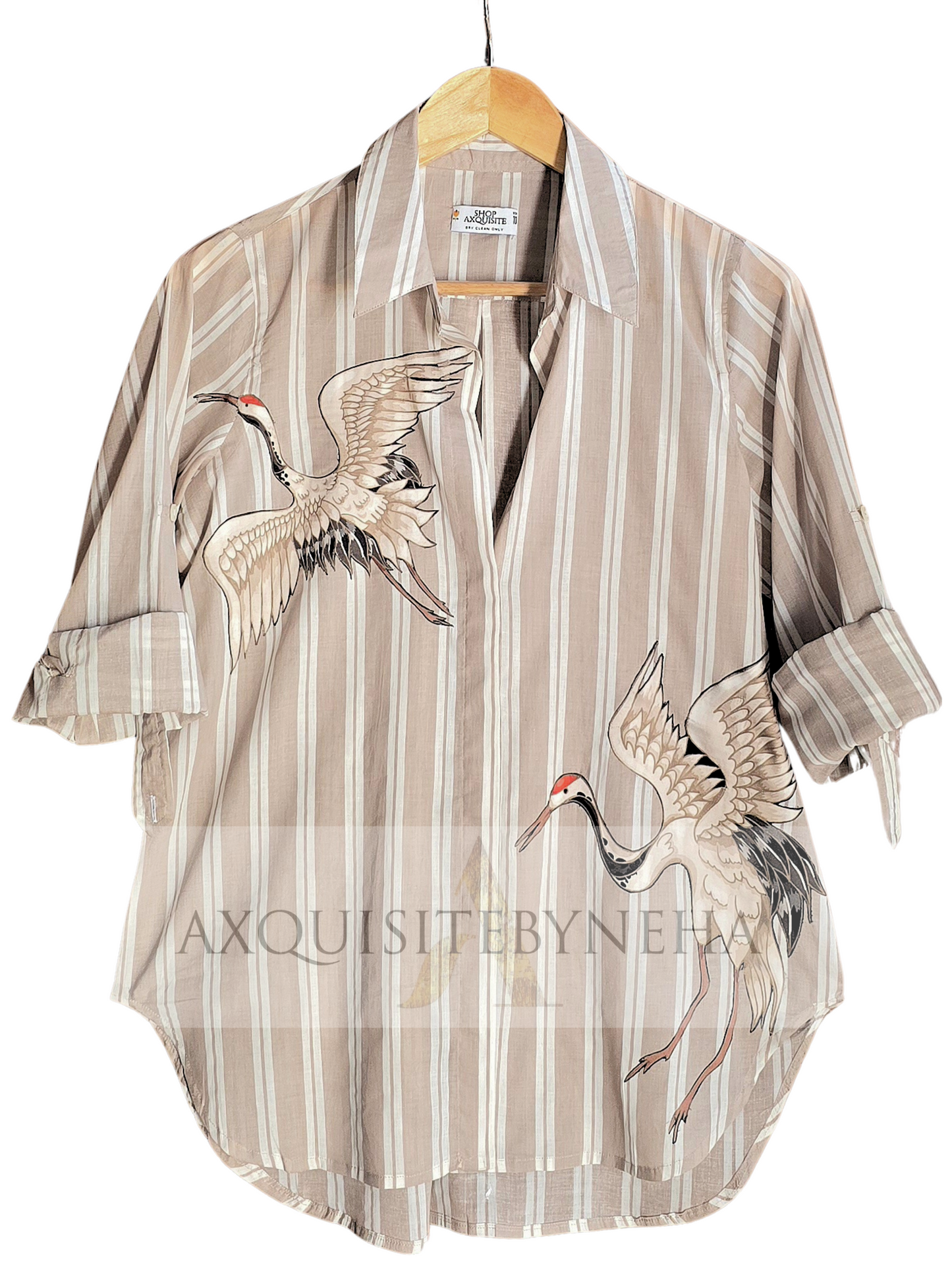 Beige Stripes Shirt