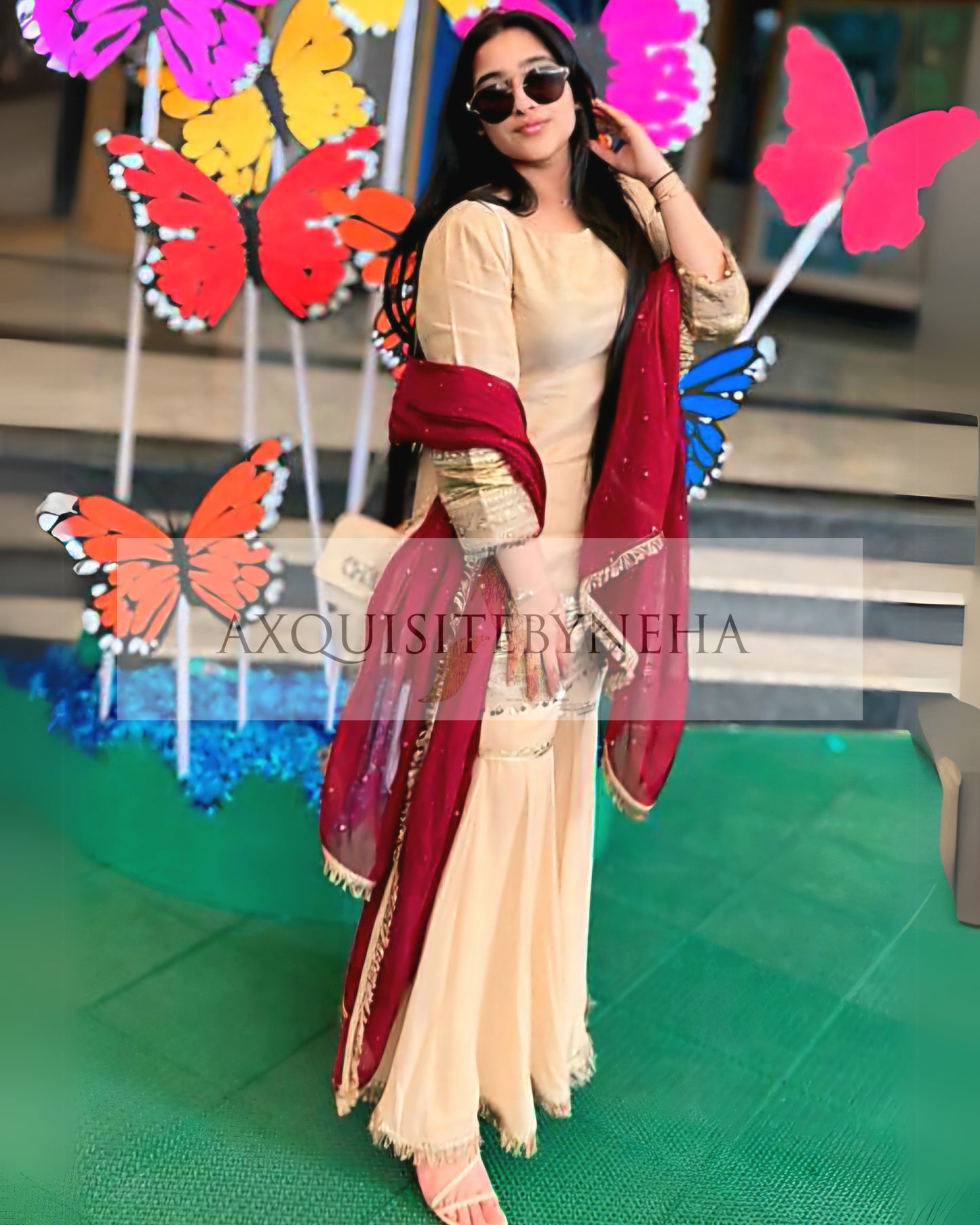 Golden Tissue Chanderi