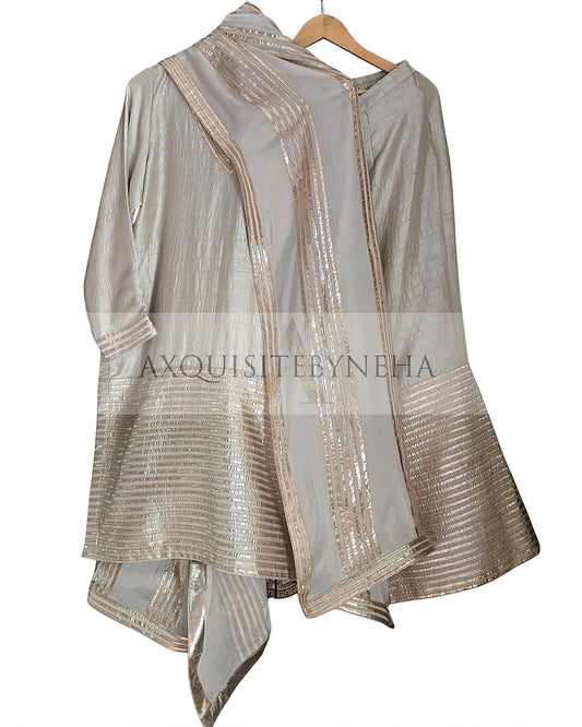 Ivory Gold Kalidar suit