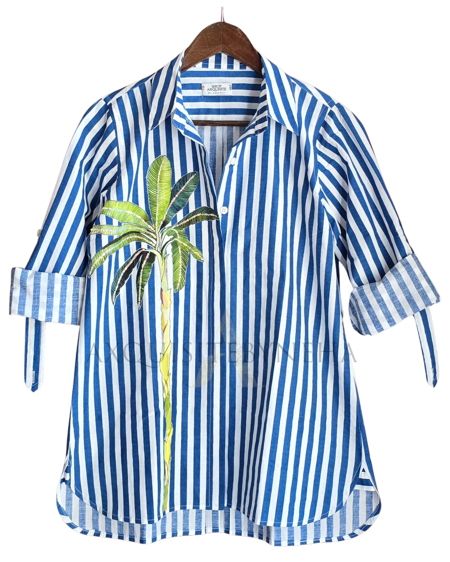 Blue Stripes Pine Tree