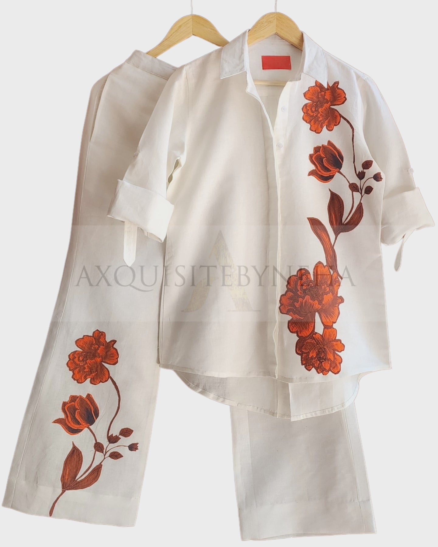 Off White Applique work