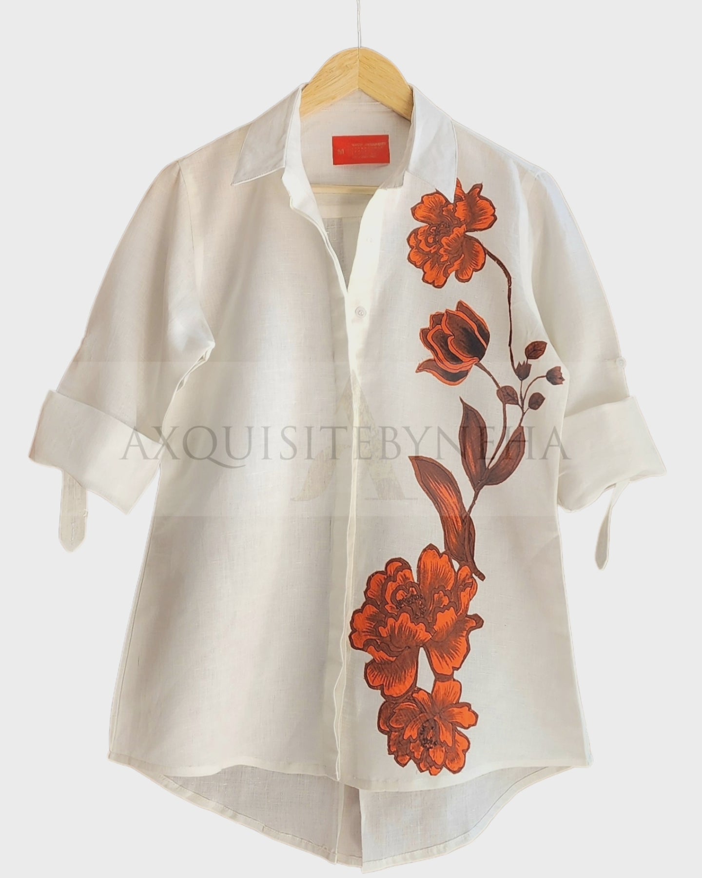 Off White Applique work