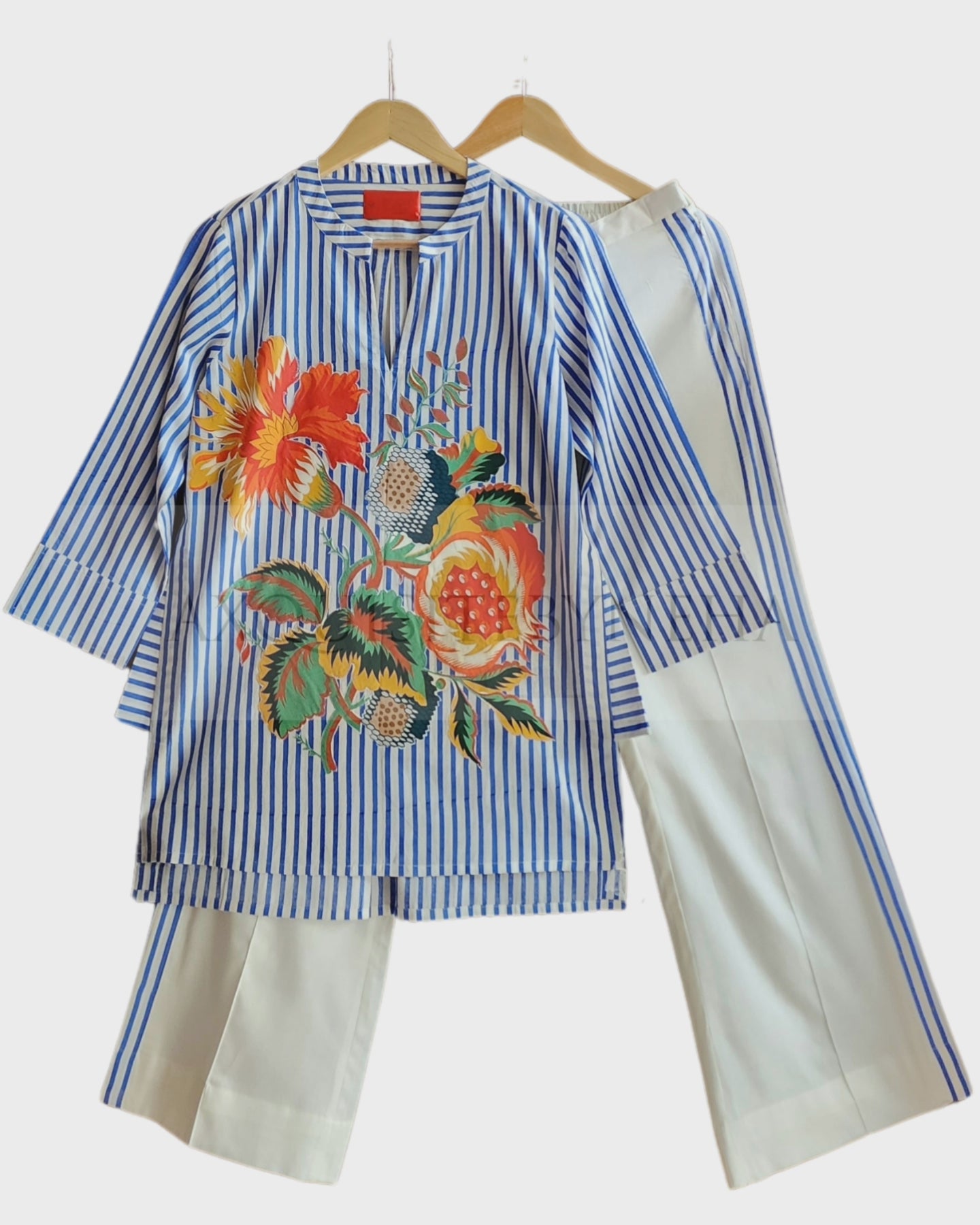 Stripes Blue & White set