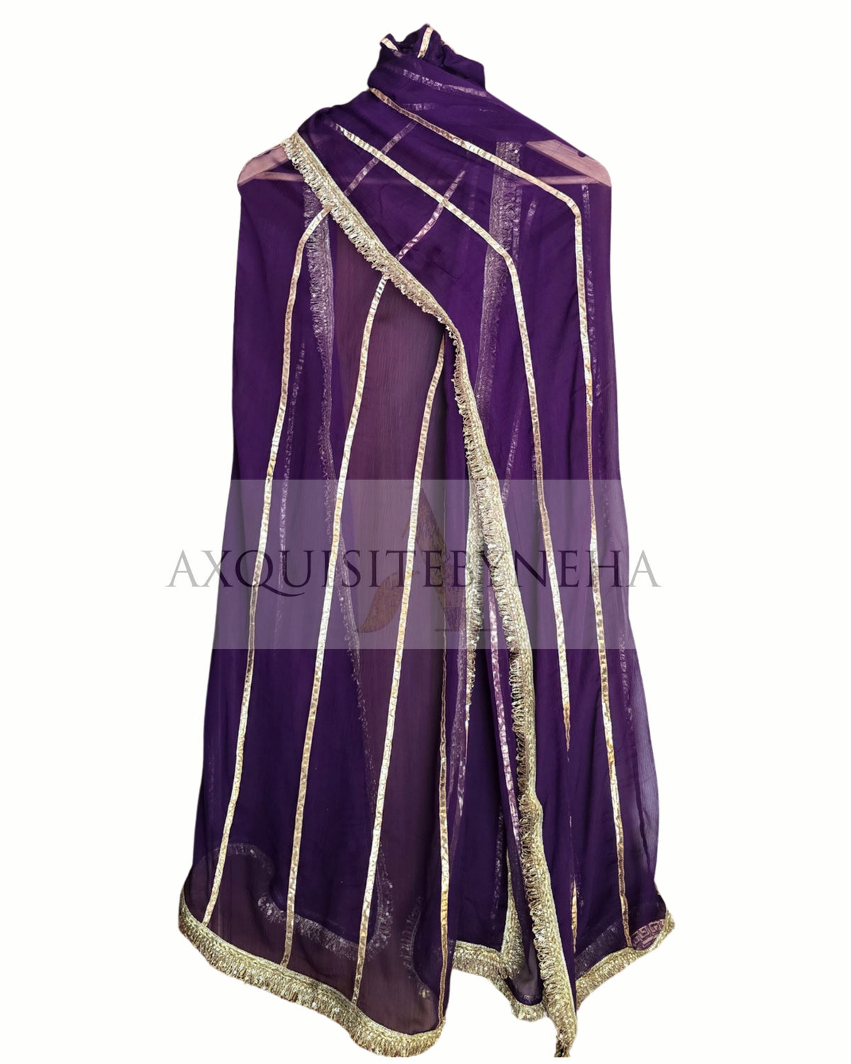 Purple Plazo set