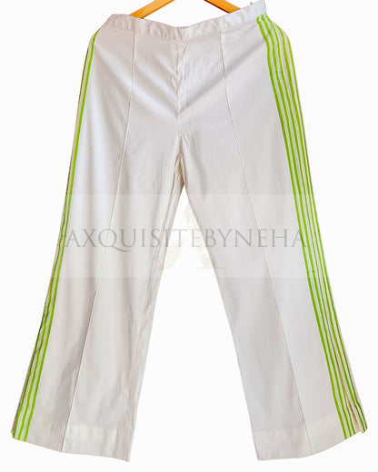 Stripes Green & White set