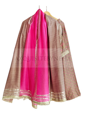 Rose Gold Chanderi