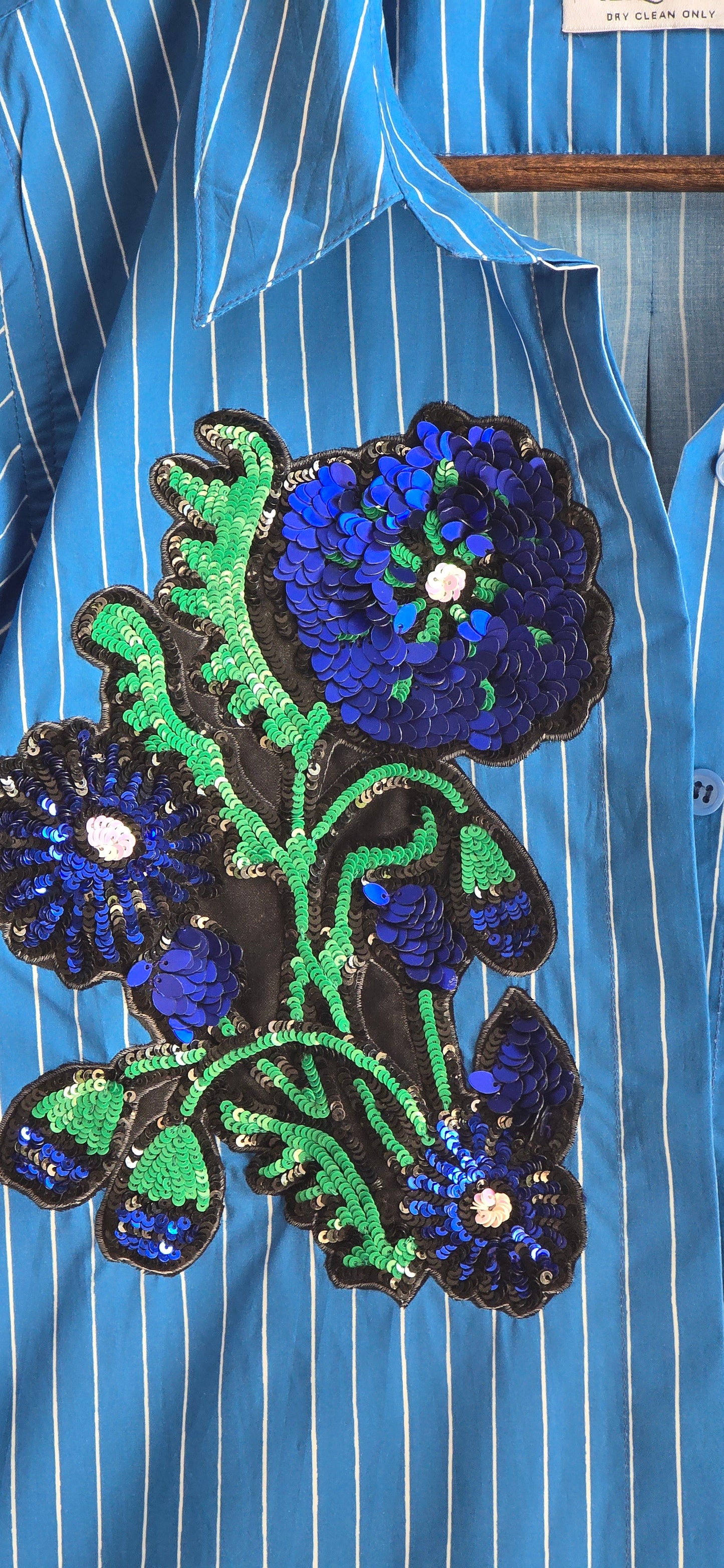 White & Blue Stripes