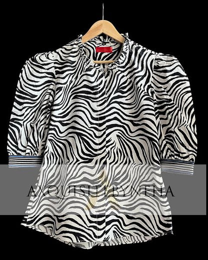 White Tiger Print set