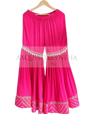 Hot Pink GotaWork set with Sharara