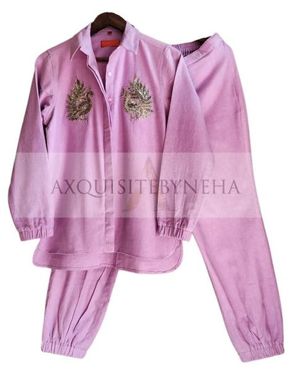 Lilac Peacock coordset