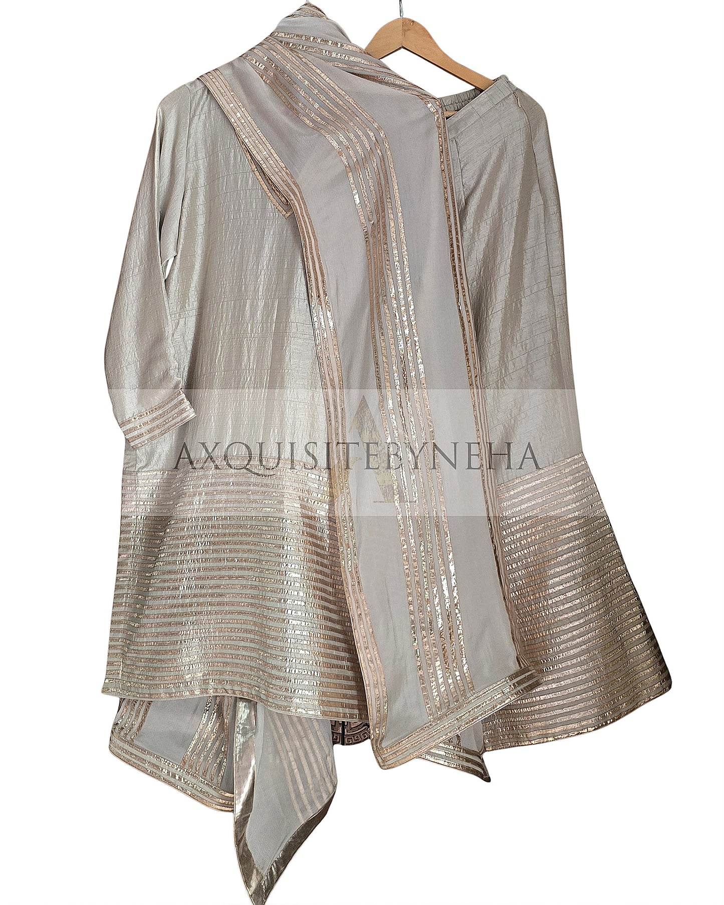 Ivory Gold Kalidar suit