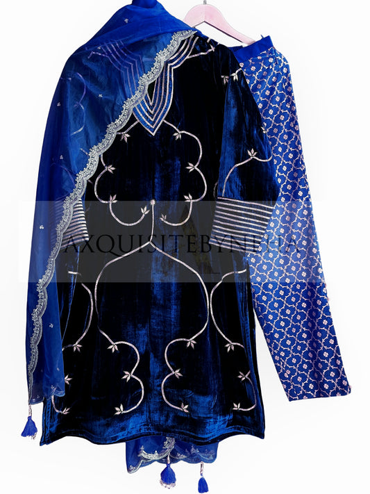 Blue Velvet set