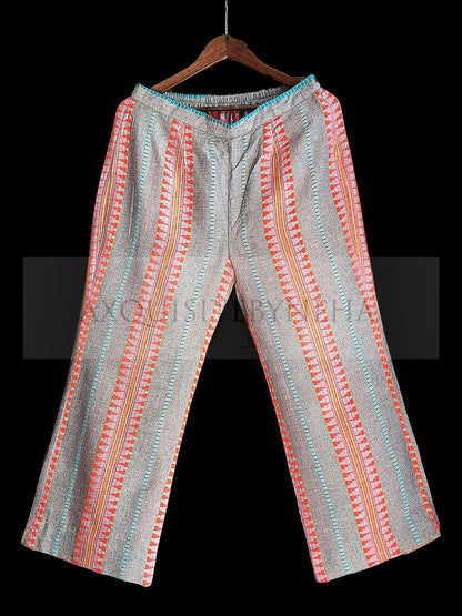 Chambray with Stripes Pants