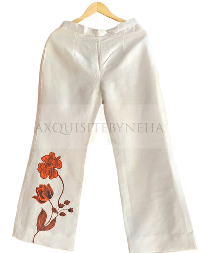 Off White Applique work