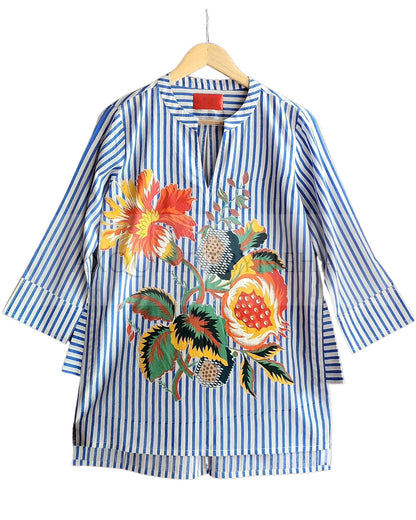 Stripes Blue & White set