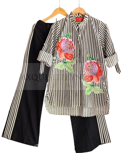 White and Black stripes