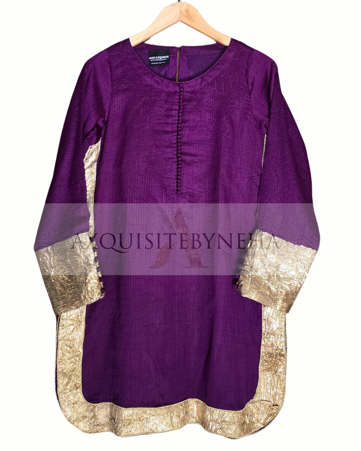 Purple Plazo set