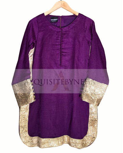 Purple Plazo set