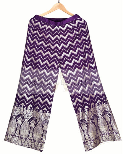 Purple Plazo set