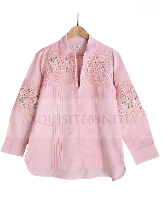 Pink Cutwork