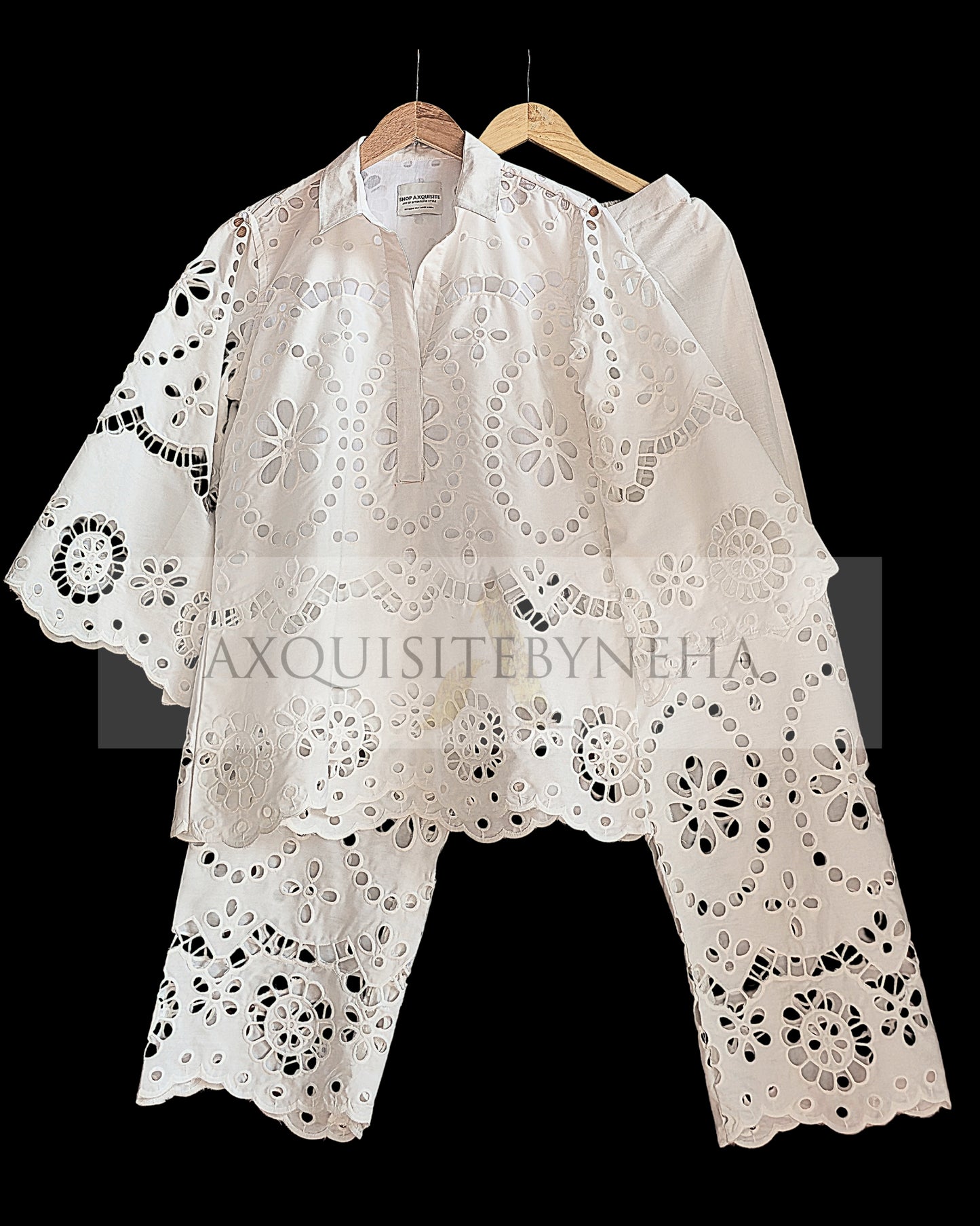 White Eyelet Cutwork