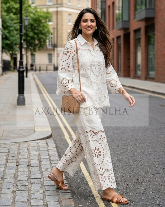 White Eyelet Cutwork