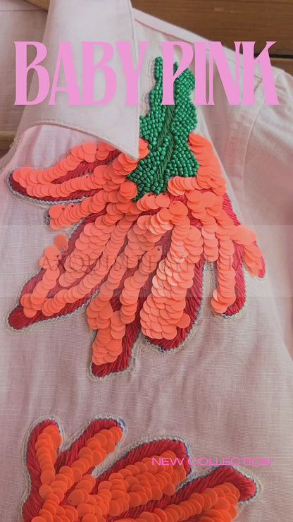 Baby Pink Double Motif