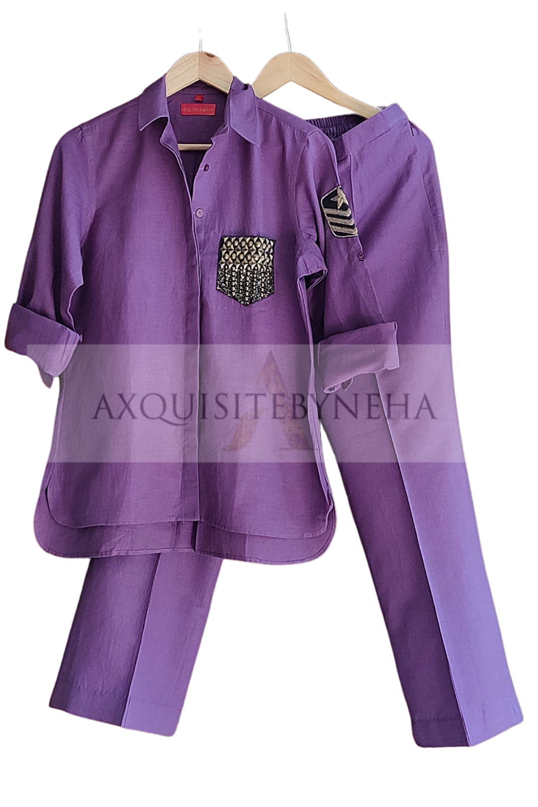 Purple pocket set