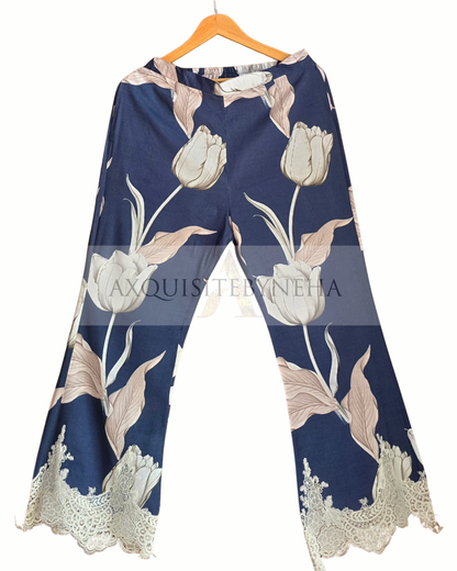 Petals Navy Blue