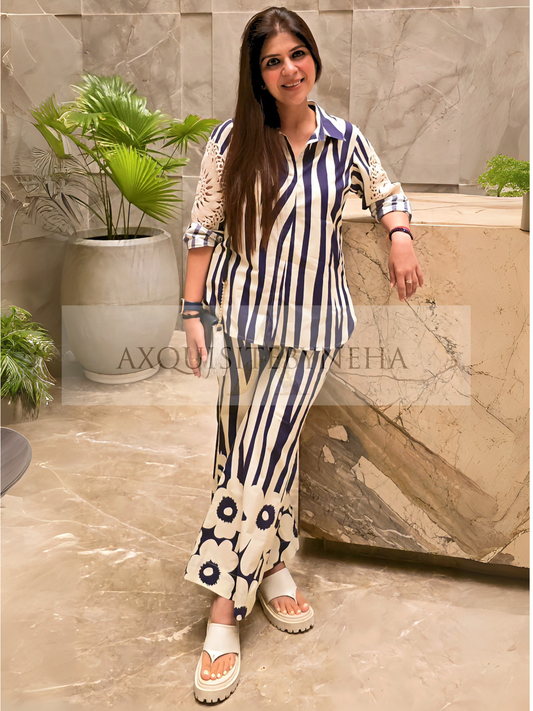 Blue Zebra Stripes
