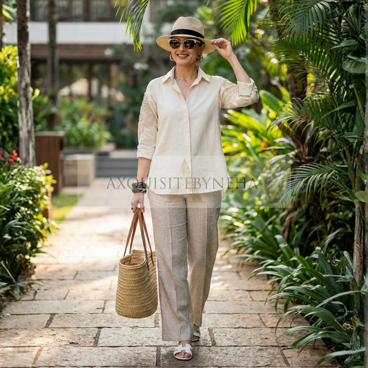 Beige Cotton Flex
