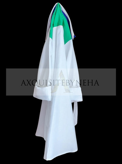 White Colour block set